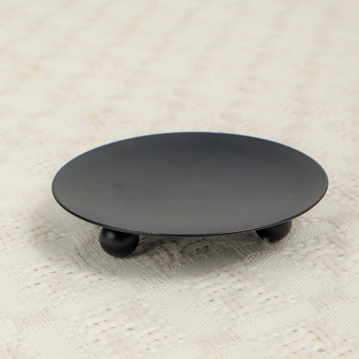 1pc Iron Candle Holder Metal Plate For Wedding Party Festival Candlestick Holder Home Wedding Party Table Decoration