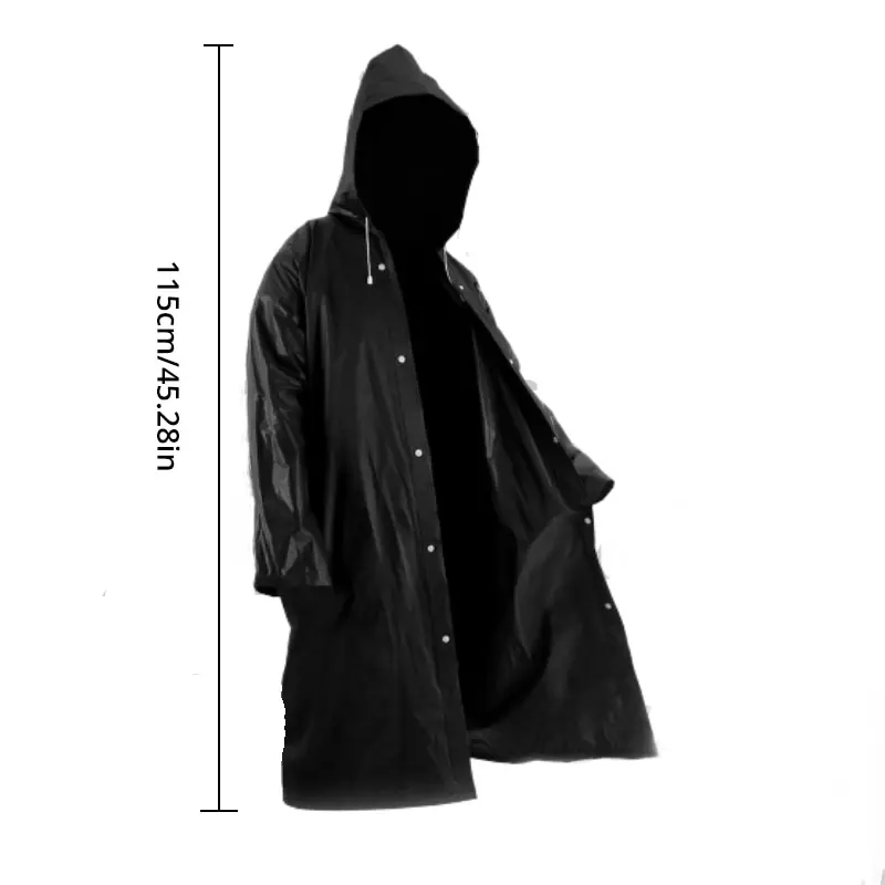 1PCS EVA Unisex Raincoat Thickened Waterproof Camping Rainwear Suit