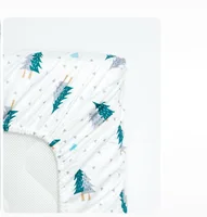 Draps-housses pour berceau en coton, drap de lit pour bébé 70x130cm, literie pour bébé 5