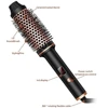 Thermal Brush Ceramic Ionic Curling Brush 1.5 Inch Heated Curling Iron Volumizer Dual Voltage Travel Hair Curler Curling Comb 6