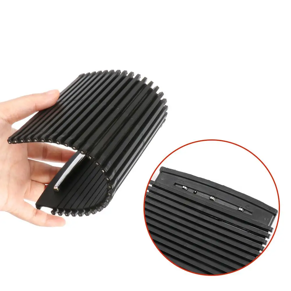 51166963913 후면 콘솔 보관 트레이 커버 트림 커버 슬라이드 롤러 블라인드 커버, 워터 컵 거치대 커튼, BMW E92 E93 M3 용