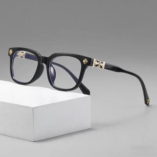 Lunettes Anti-lumière bleue pour femmes et hommes, lentille transparente, décoration classique et Vintage, filtre pour écran d'ordinateur 1