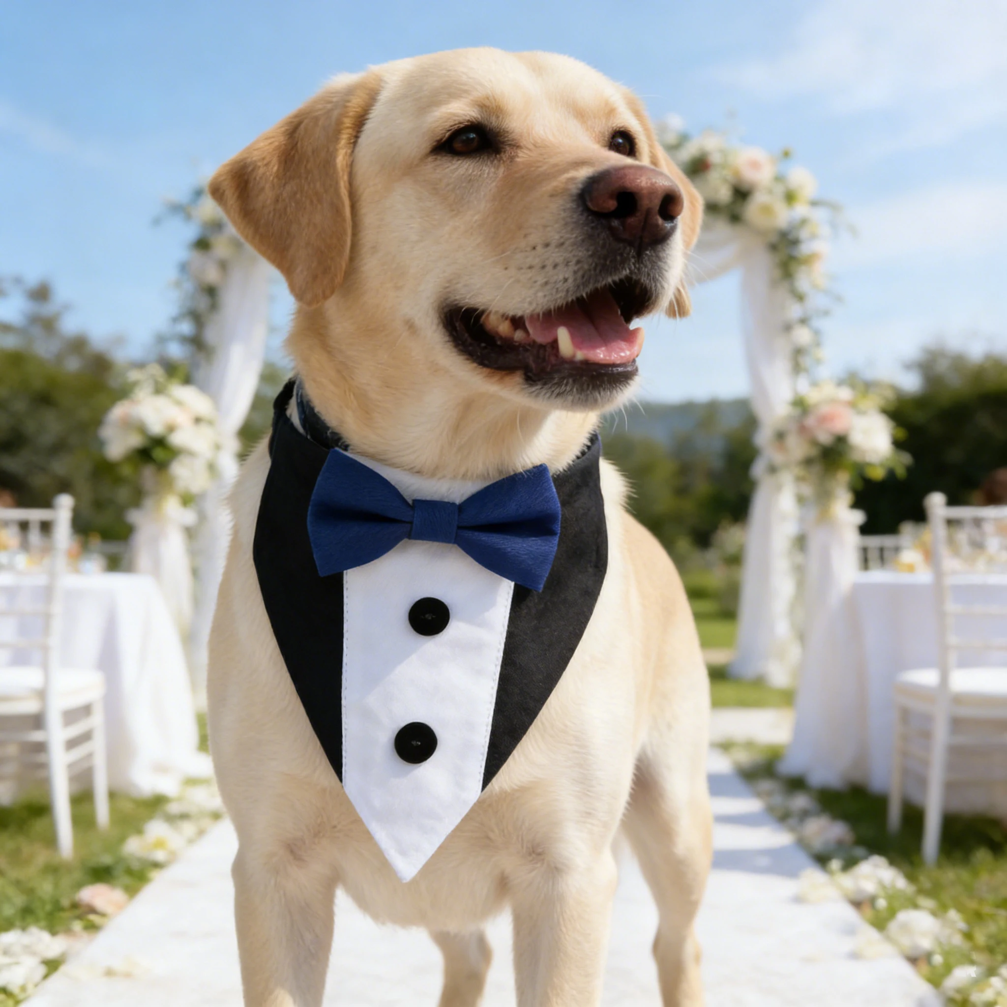 Pet Wedding Bow Tie Collar 4