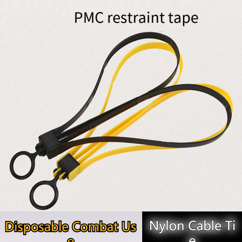 

PMC Restraint Tape ASP Tactical Strap Plastic Cable Tie Disposable High Strength Binding Tape