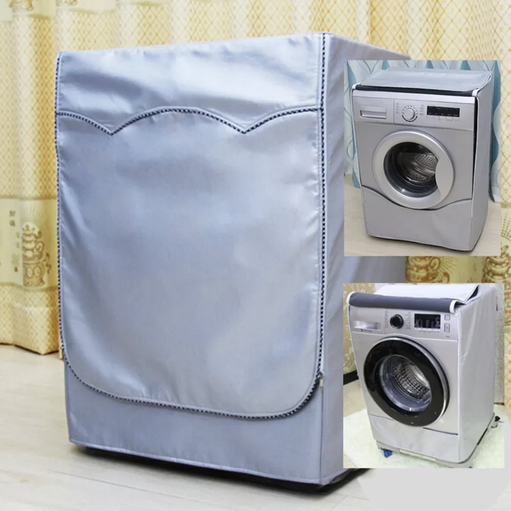 Description Picture 4 of itemWasher and Dryer Covers,Dustproof Front-Loading Washine Machine Cover,Sunscreen Waterproof Washing Hine Protection Zipper Design