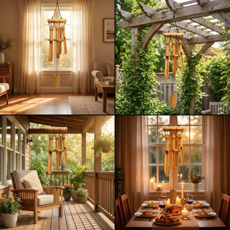 Bamboo Wind Chime 6