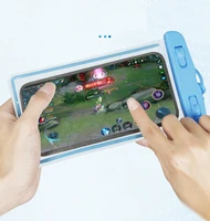 1 PC กระเป๋าโทรศัพท์มือถือกันน้ําใต้น้ําสําหรับว่ายน้ําดําน้ําโปร่งใสปิดผนึกสําหรับดําน้ําว่ายน้ํา 2