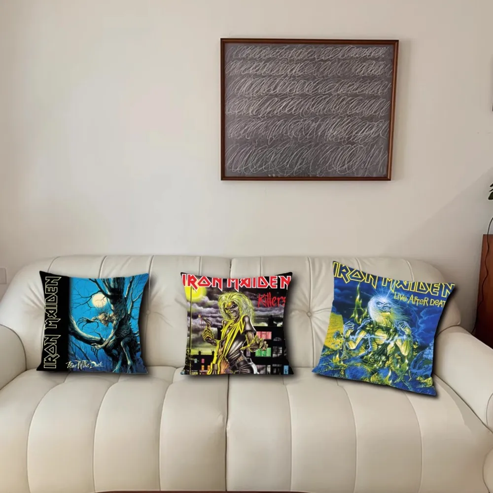 Heavy Rock Band Pillow Case for Living Room