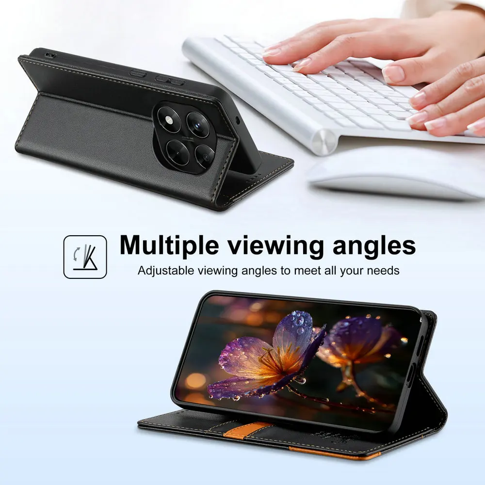 Deluxe RFID Leather Flip Cover - Luxury Case