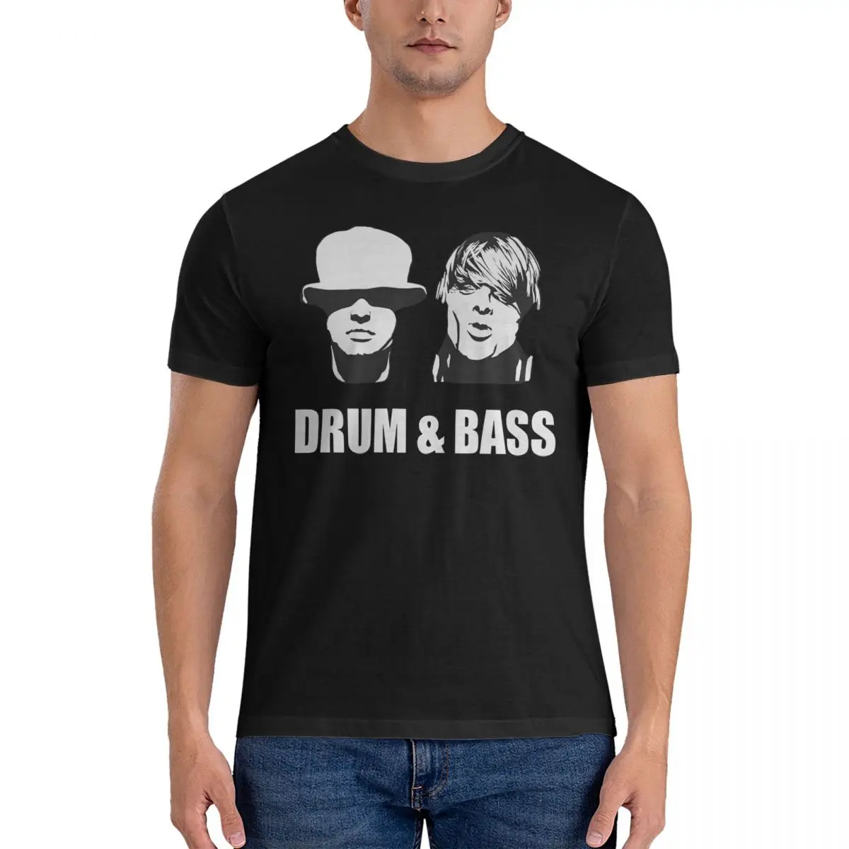 Camiseta de Stone Reni & Mani (Drum & Bass), ropa de algodón puro de Guns N' Roses, camisetas de cuello redondo de manga corta de ocio, recién llegado