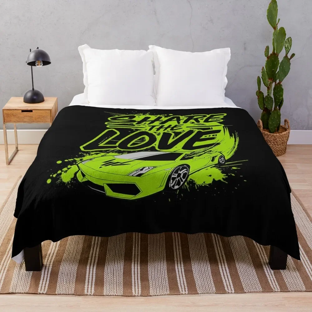 

Share The Love Sharerghini Throw Blanket Camping Moving Kid'S Luxury Blankets