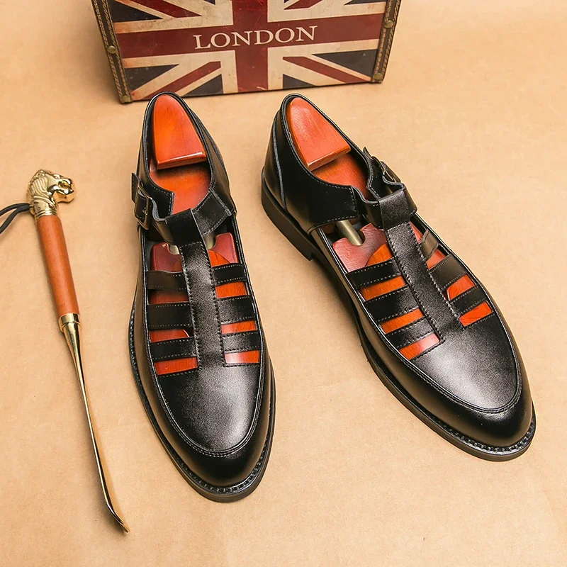 Zapatos De Vestir Hombre Zapatos Clu00e1sicos Con Correas De Monje - Main Image