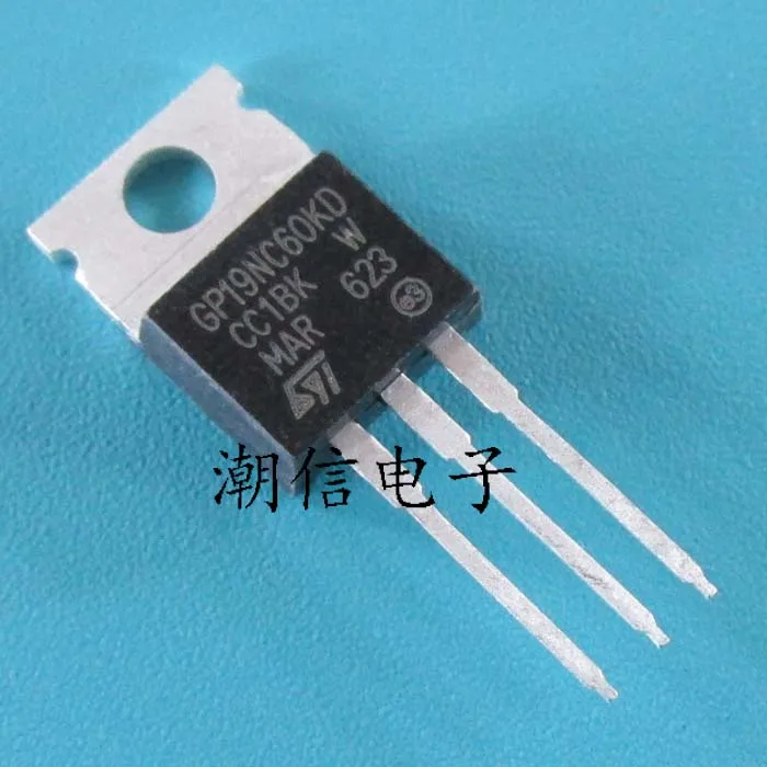 

10PCS/LOT GP19NC60KD STGP19NC60KD 20A600V