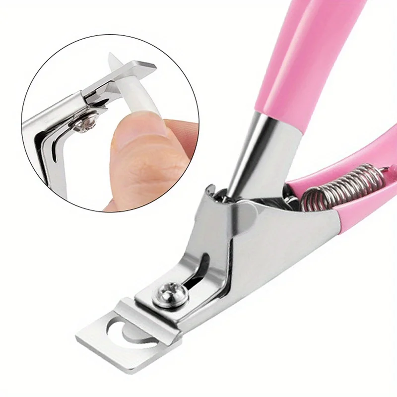1Pcs Stainless Steel U-Shape Nail Clipper Precision Toenail Clipper Manicure Pedicure Nail Cutter