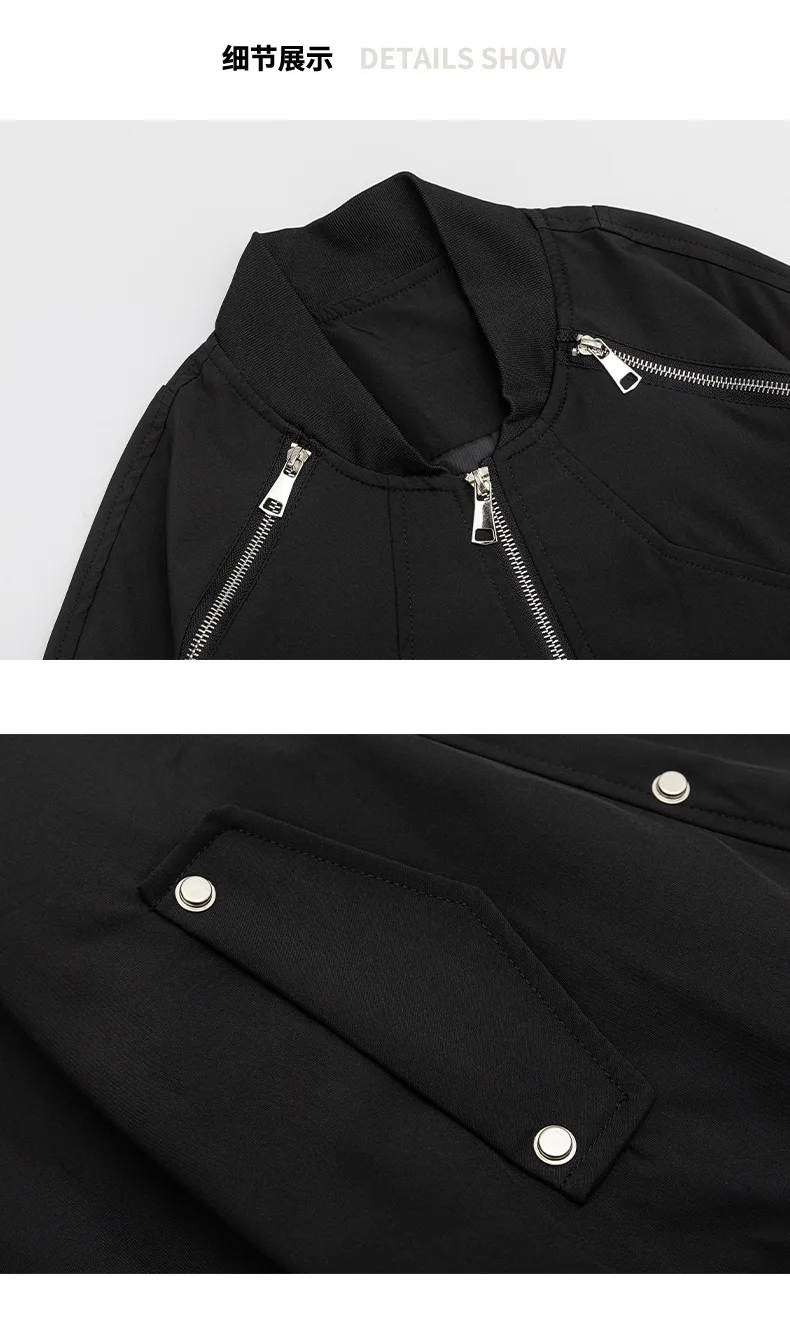 Autumn Winter New American High Street Workwear Jacket Men's Loose Tide Pilot Jacket Pocket
