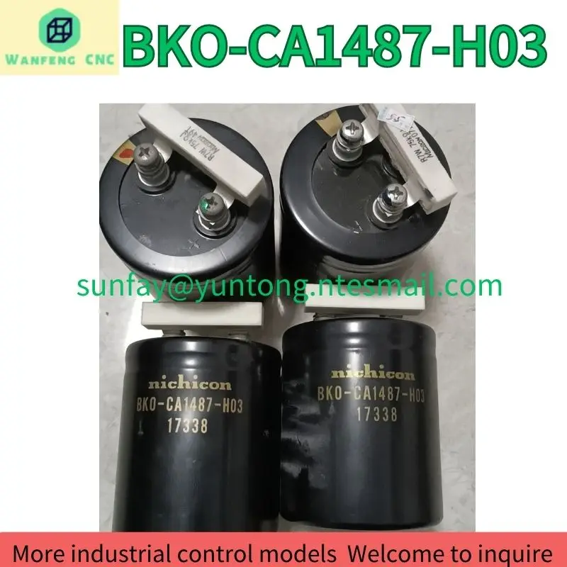 

second-hand Inverter capacitor BKO-CA1487-H03 test OK Fast Shipping