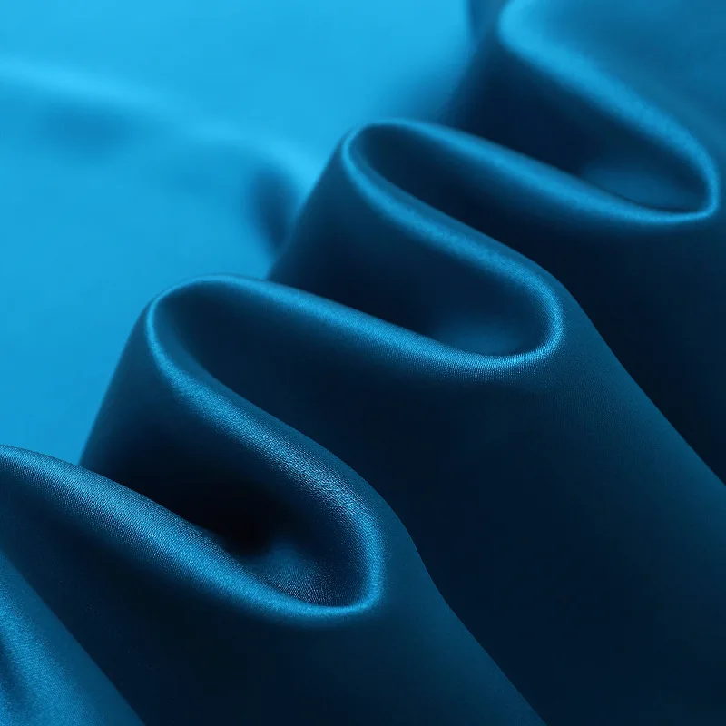 16MM Stretch Mulberry Silk Fabric Solid Color Elastic Charmeuse For DIY Sewing Width 140cm Natural
