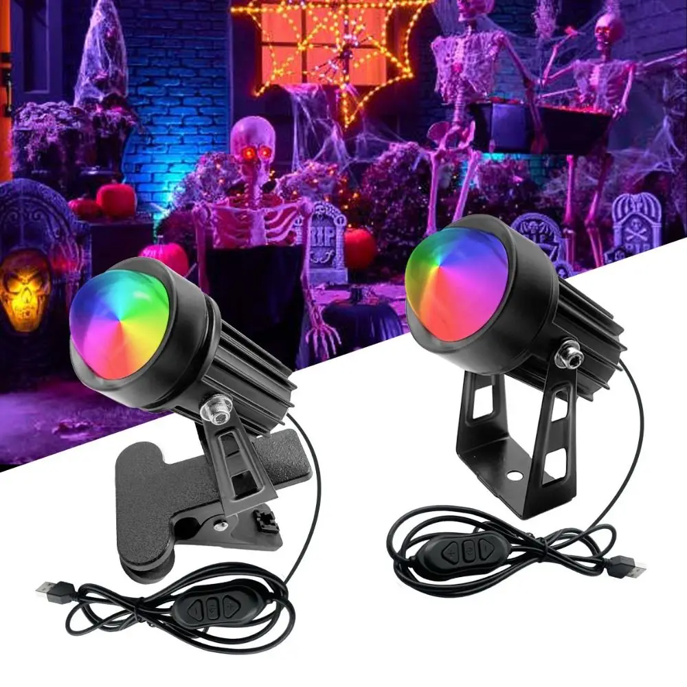 코드 조광 가능 USB 전원 LED 조명 조절 가능한 클립 멀티 컬러 변경 가능..