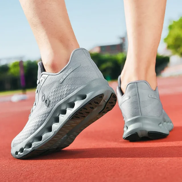 Fashion Cushioning Running Shoes for Men Lightweight Sneakers Breathable Tennis Shoes Non-Slip Sports Casual Walking Footwear 2