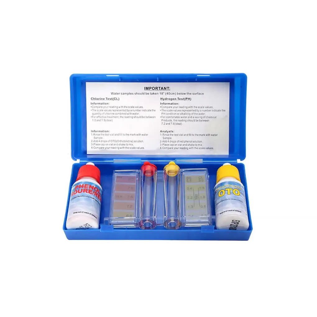 

Swimming Pool Test Kit Water Test Box Practical Portable Water Test Kit