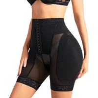 Femmes Shapewear taille haute Shorts bout à bout hanche Pad Shorts rehausseur de hanche corps Shaper Shorts taille formateur ventre contrôle culotte 2
