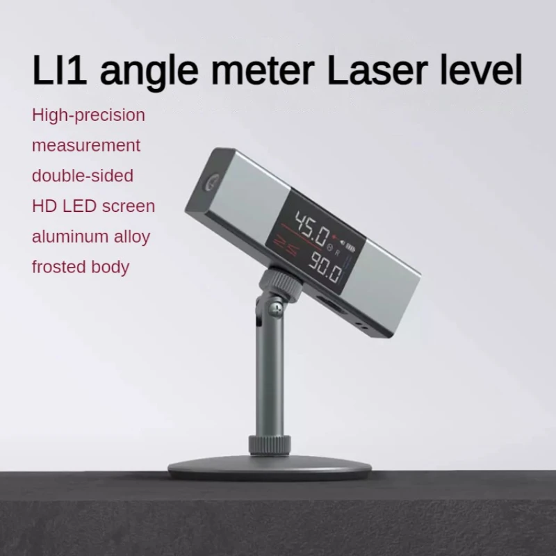 

L1 Laser Level Angle Meter Casting Instrument Measure Tool Protractor Digital Inclinometer Gauge Construction Tools Angle Ruler