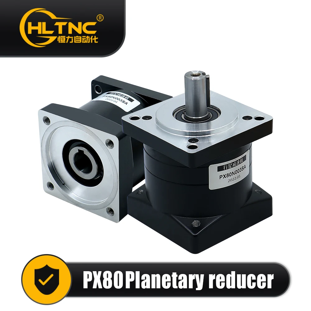 Planetary Reducer Planetary Reducer PX80 Ratio 3/ 4/ 5/ 8/ 10/ 13/ 16/ 20/ 36/ 64 Max 60N.m Suit fot Nema 32 34 servo stepper motor