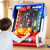 Children Car Machine Coin Racing Breakthrough Funny Table Toy With light Sound Kids Toys Party Game Educational Boy Gift 1