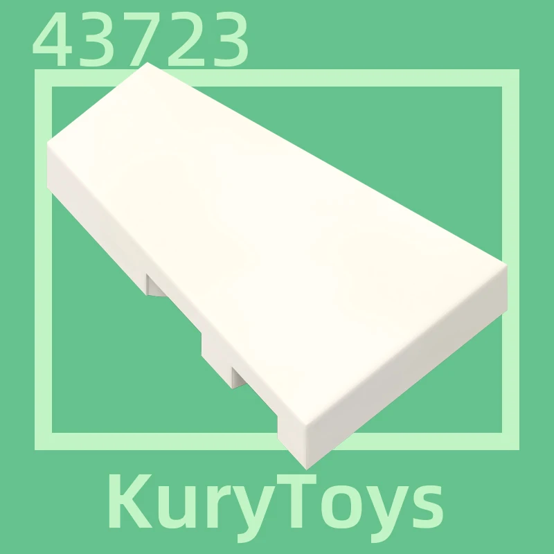 Kury Toys DIY MOC для 43723-плитки, строительные блоки для клина, плитка 3x2 Левая