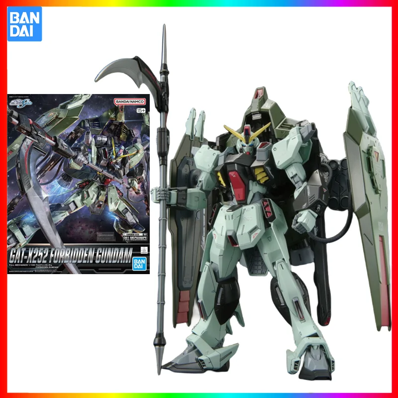 

In Stock Bandai Original Anime Gundam SEED 1/100 FULL MECHANICS FM Forbidden Gundam Action Figure Assembly Model Collectible Toy