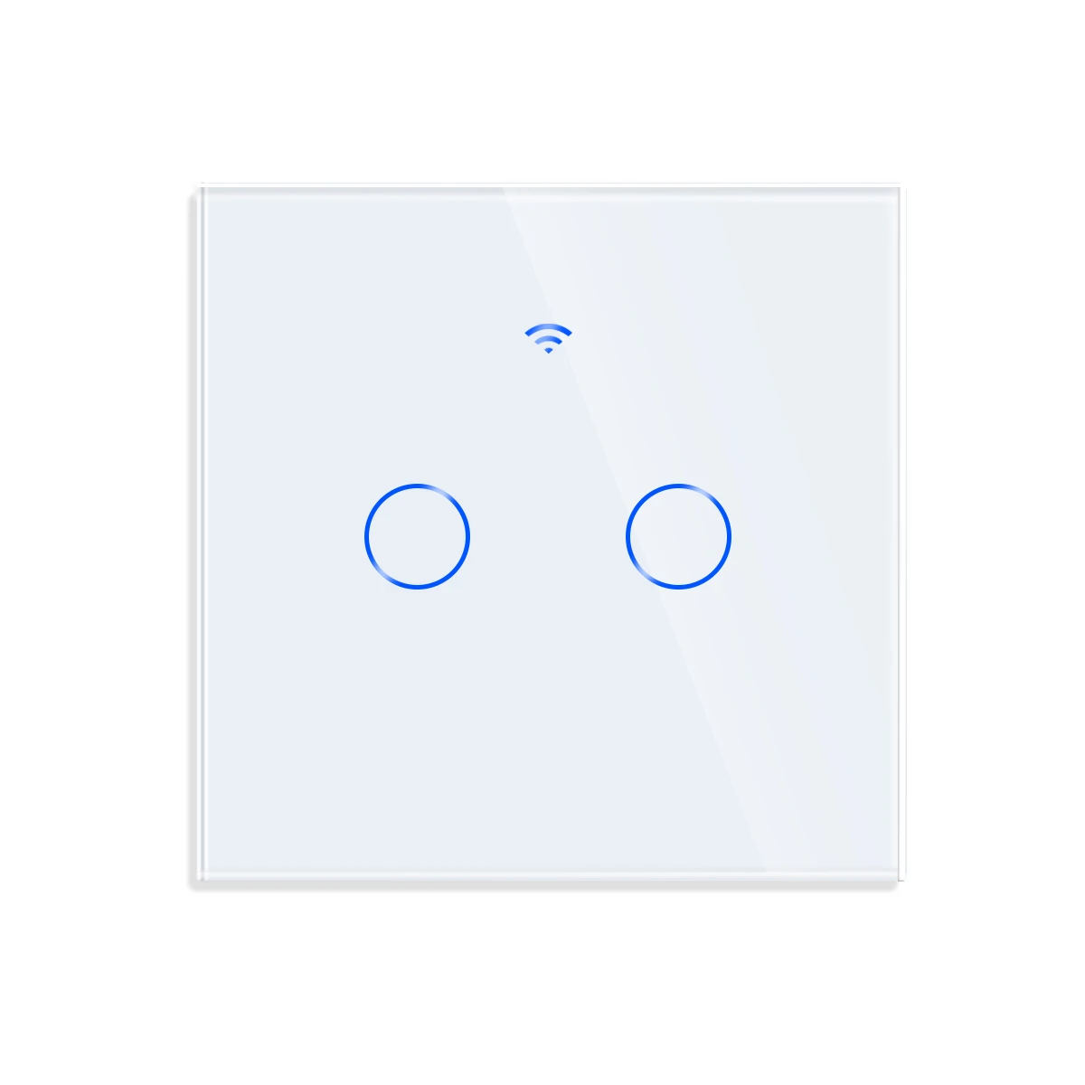 WiFi RF 2 gang white