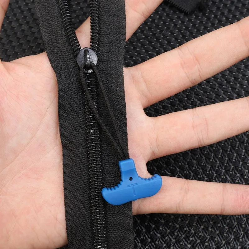 T Shape Zipper Puller 10/1Pcs Colorful Replacement for Clothing Travel Bag Suitcase Backpack Tent Fixer Practical zipper puller