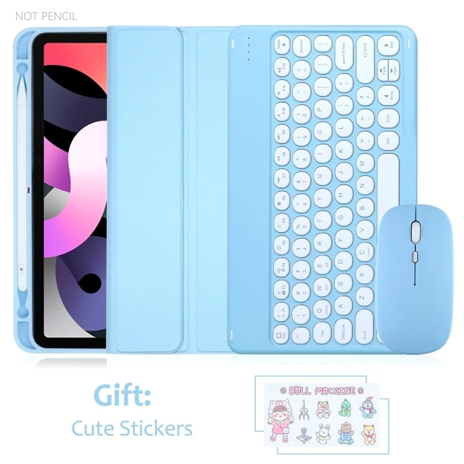 

Keyboard Wireless Mouse For IPad Pro 11 Case 2021 2020 IPad Air 4 Case Air 5 10.2 9th Generation Case Bluetooth Keyboard Best