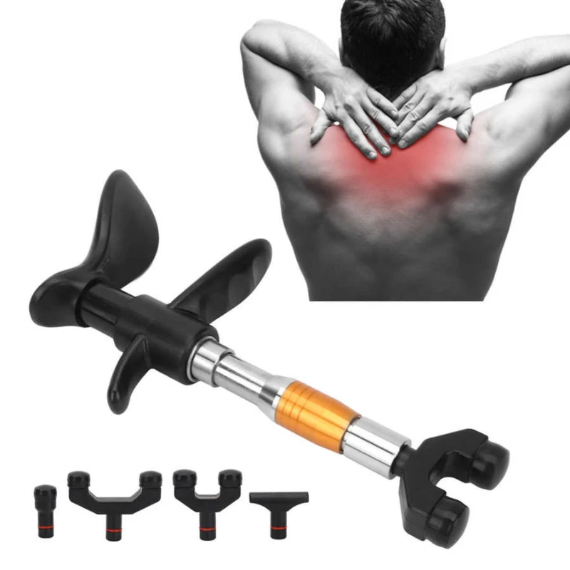 Chiropractic Adjustment Tool 4 Heads Therapy for Cervical Spine