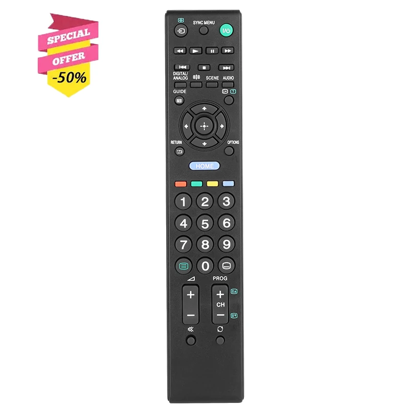 Rm-Ed046 Telecomando Per Sony Tv Kdl-22Cx32D Kdl-22Ex310 Kdl-26Bx320 Kdl-26Bx321 Kdl-32Bx320 Kdl-32Bx321 Kdl-32Bx420