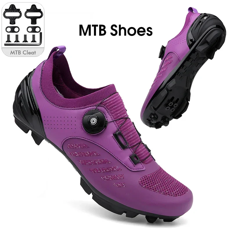 MTB Cycling Sneaker Shoes Breathable Cleats Road Bike Shoes Racing Speed Sneakers for Women Mountain Bicycle Footwear for SPD SL cycling shoes