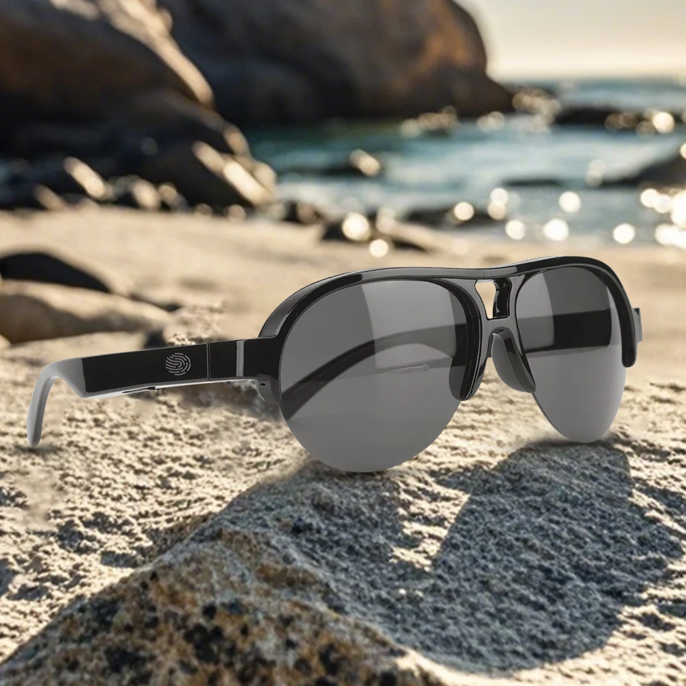 144 Languages Smart Glasses Translator UV Protection Translation Glasses Waterproof Smart Sunglasses for Android and iOS