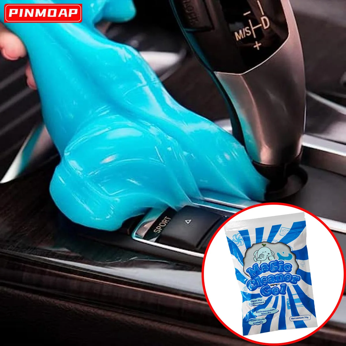 Car Cleaning Gel 70g Multi-Function Dust Removal