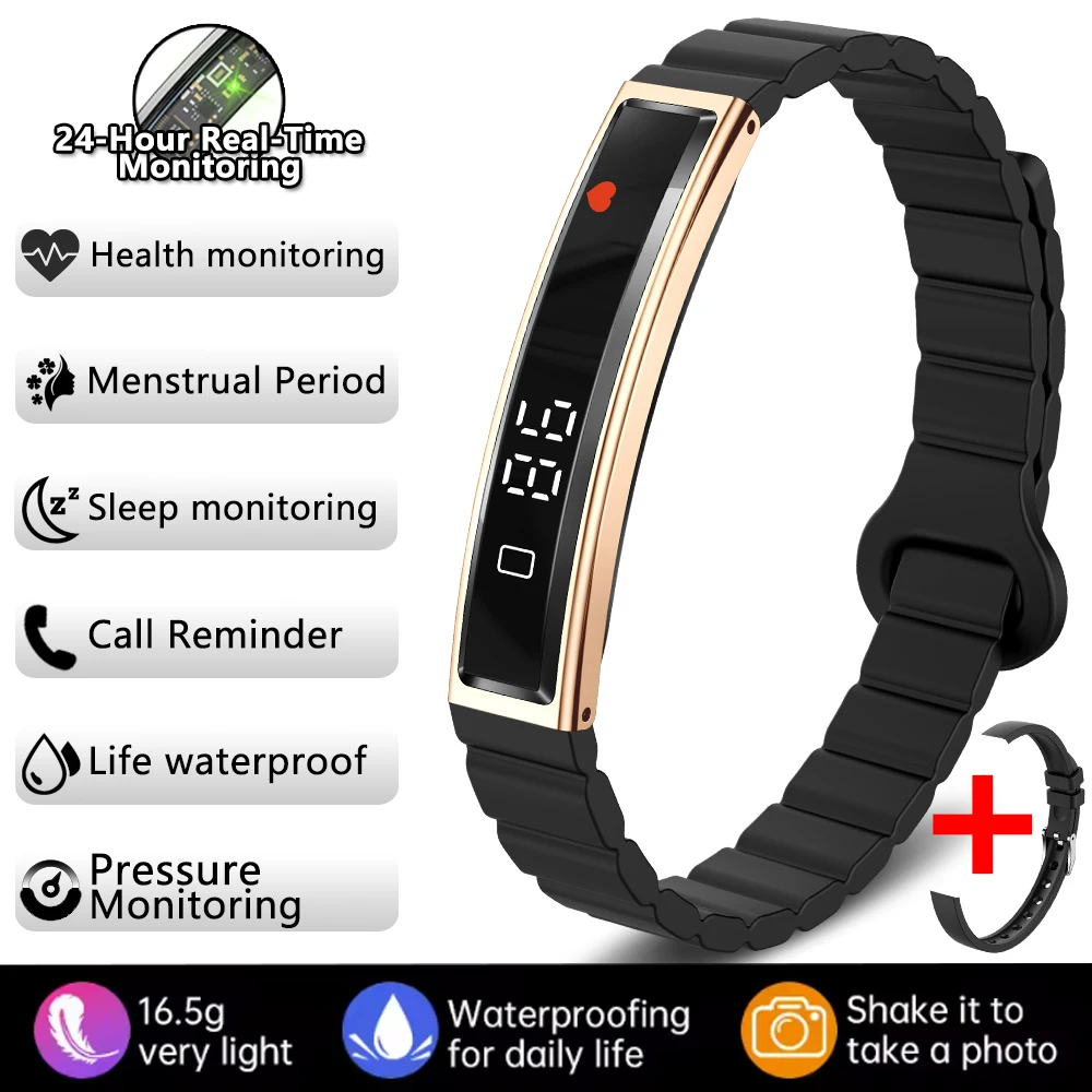 Health Smart Bracelet Men Women Fitness Sports Band Stress Test thumbnail 2