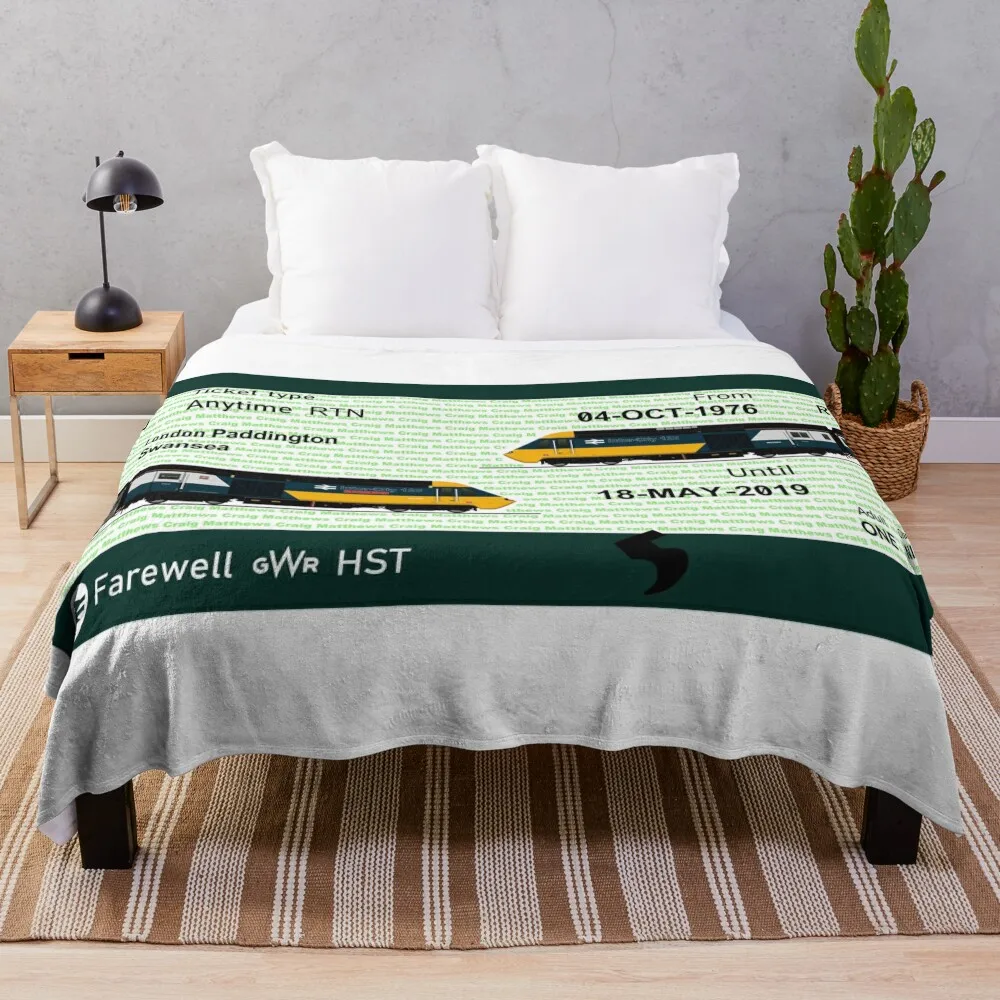 Addio Gwr Hst Intercity 125 Coperta Da Tiro Coperte Firmate Coperta Da Campeggio Coperte Da Letto Invernali Copriletto