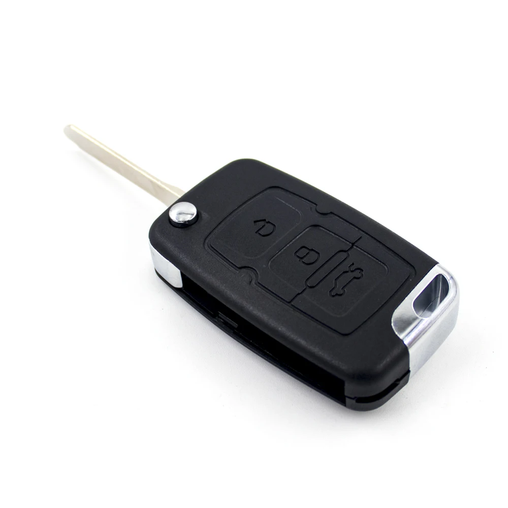 3 Button Car Remote Folding Key Fob Case For Geely Emgrand 7 EC7 EC715 EC718 Geely Emgrand 7-RV EC7-RV EC715-RV EC718-RV key case car key shell car remote key car key key shell
