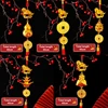 2026 Year Of The Horse Wall Hanging Car Ornament Chinese New Year Red Gold Pendant Lucky Decoration Housewarming Gifts