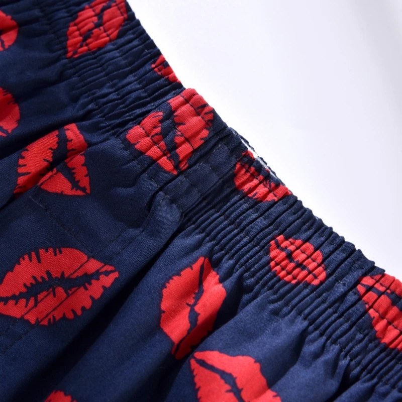 5PCS Print Boxer Shorts Men's Panties Male Briefs High Quality Underwear Breathable Boxers Man Elastic Panties Casual Underpants