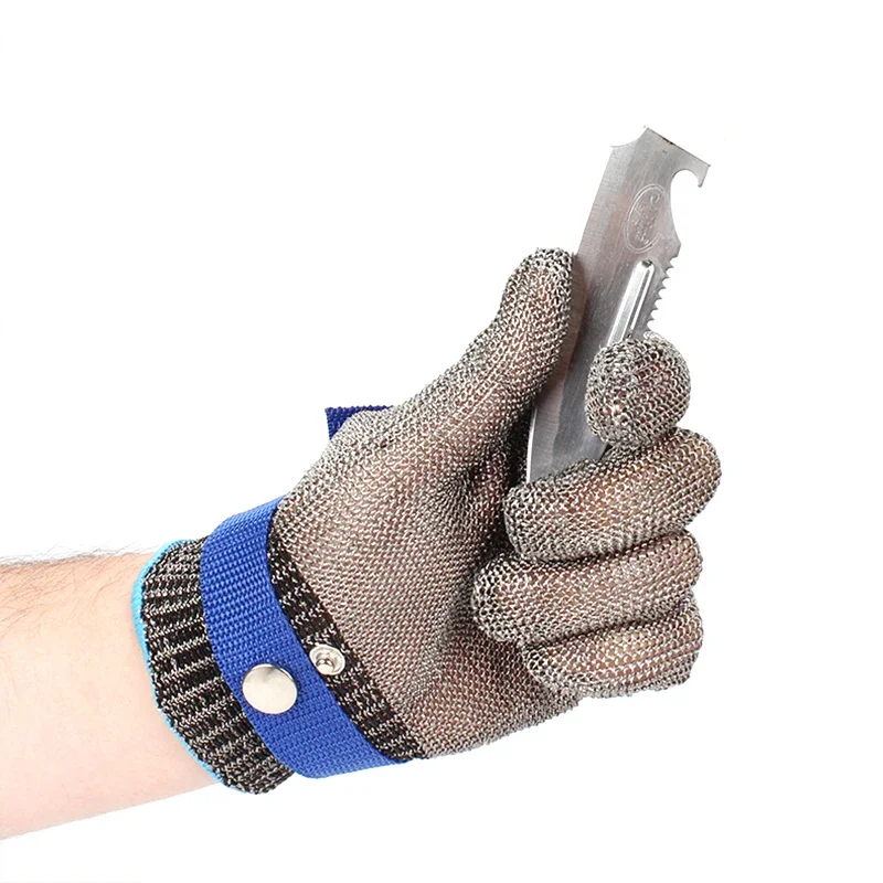 Anti Cut Gloves Stainless Steel Butcher Hand Protection Anti Cut Gloves Safety Supplies To Prevent Cutting Scratches Gadgets