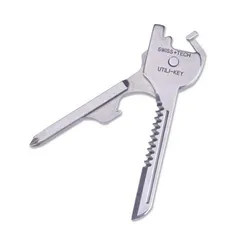 Enhanced Outdoor Multifunctional Keychain with Mini Folding Knife and Tools (6 - in - 1 with mark)
