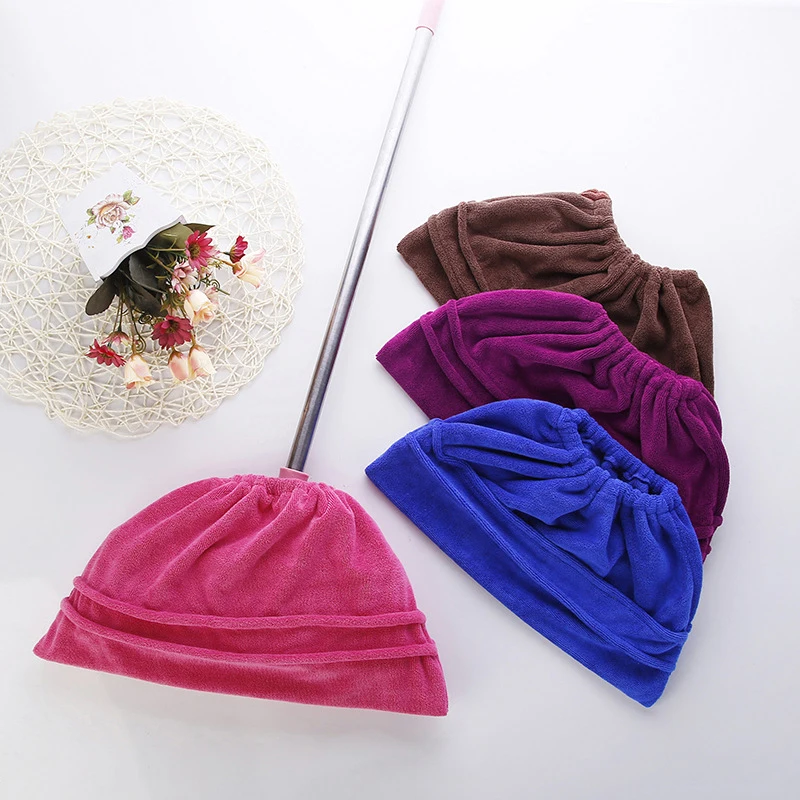 

1Pcs Reusable Microfiber Multi Function Coral Velvet Broom Cover Cloth Floor Mop Absorbent Household Cleaning Accessories