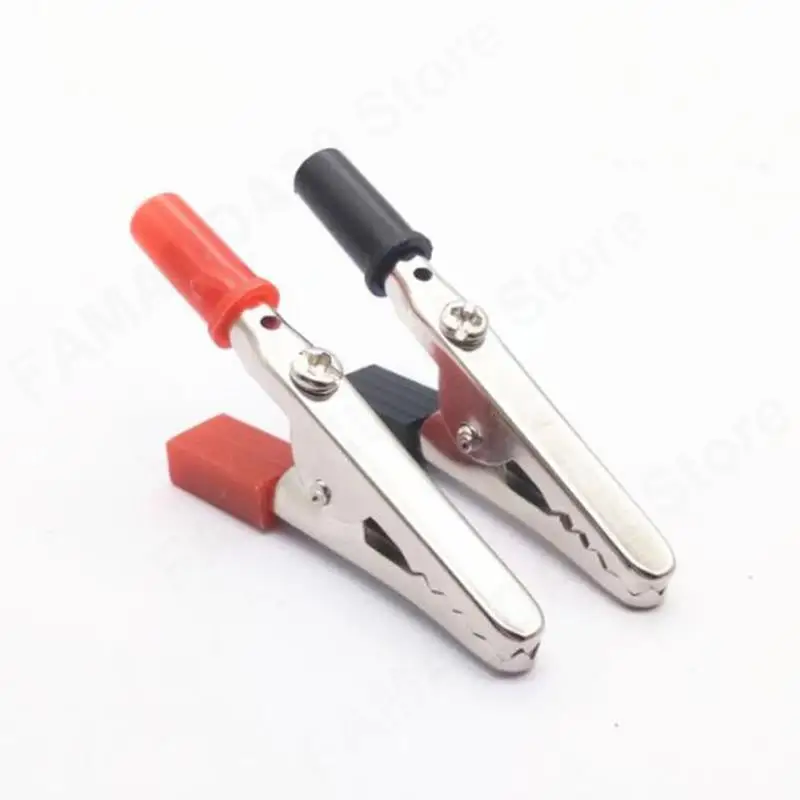 50mm Plastic Handle Alligator Clips 10 pcs