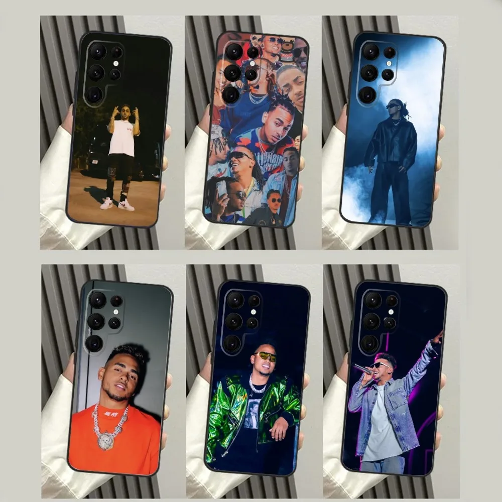 Singer O-Ozuna Phone Case For Samsungs23,S22,S21,S20 Ultra Pro S10,S30Plus,S9,20Lite Ultra Black Cover