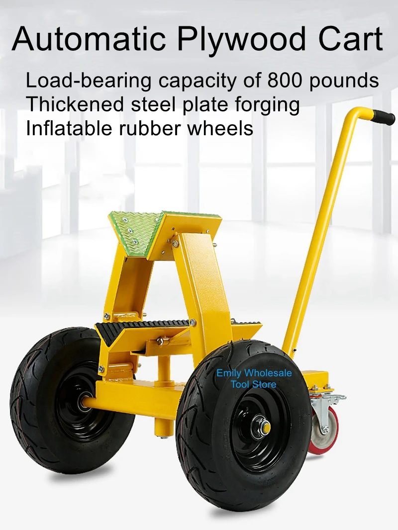 

Marble material handling automatic plywood truck large plate cart sub industrial heavy transportation labor-saving tools
