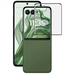Curved Glass Screen Protector with Oleophobic Coating - Full Coverage Screen Shield for Moto Razr Ultra 2026 (1PCS)